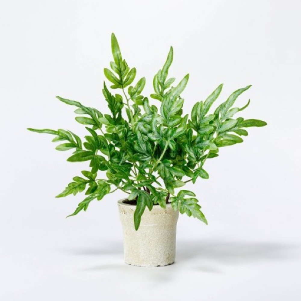 Artificial Ribbon Fern Leaf in Pot - Threshold™ designed with Studio McGee